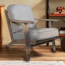 Shan Oak Wood Armchair